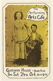 Artist: b'Skeetes, Mikal.' | Title: b'The Performing Arts Cafe' | Date: 1980 | Technique: b'screenprint, printed in colour, from two stencils'