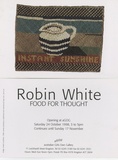 <p>Food for thought: Robin White.</p>