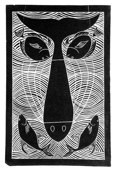 Artist: b'Marika, Banduk.' | Title: b'not titled' | Date: 1989 | Technique: b'linocut, printed in black ink, from one block'