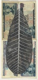 Artist: HALL, Fiona | Title: Plumeria obtusa - Frangipani (Indian currency) | Date: 2000 - 2002 | Technique: gouache | Copyright: © Fiona Hall