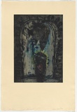 Artist: b'Fogwell, Dianne.' | Title: b'Conception after Chagall.' | Date: 1991 | Technique: b'collagraph, printed in colour, from one plate'