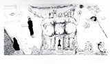 Artist: COLEING, Tony | Title: The first Queensland beer belly championships 1984. | Date: 1984 | Technique: etching and aquatint