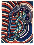Artist: Pike, Jimmy. | Title: Kalpurtu - watersnakes | Date: 1987 | Technique: screenprint, printed in colour, from multiple stencils