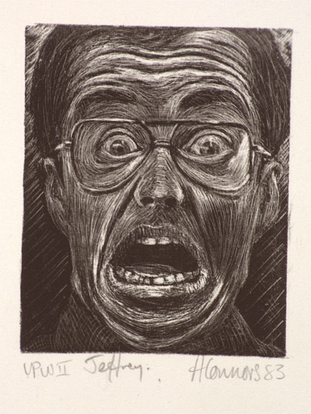 Artist: b'Connors, Anne.' | Title: b'Jeffrey' | Date: 1983 | Technique: b'lithograph, printed in black ink, from one plate'