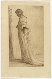 Artist: TRAILL, Jessie | Title: Margaret Traill | Date: 1937 | Technique: drypoint, printed in black ink with plate-tone, from one plate
