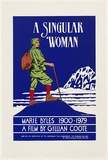 Artist: b'Clarkson, Jean.' | Title: b'A Singular Woman, Marie Byles 1900-1979. A film by Gillian Coote' | Date: 1984 | Technique: b'screenprint, printed in colour, from four stencils'