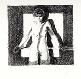 Artist: b'Kelly, William.' | Title: b'Portrait study' | Date: 1982 | Technique: b'lithograph, printed in black ink, from one stone [or plate]' | Copyright: b'\xc2\xa9 William Kelly'