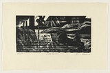 Artist: AMOR, Rick | Title: Out to sea. | Date: 1990 | Technique: woodcut, printed in black ink, from one block