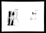 Artist: b'Boag, Yvonne.' | Title: b'Be be be.' | Date: 1993 | Technique: b'lithograph, printed in black ink, from one plate' | Copyright: b'\xc2\xa9 Yvonne Boag'