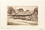Artist: PLATT, Austin | Title: Post Office, Hill End | Date: 1977 | Technique: etching, printed in black ink, from one plate