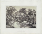 Artist: Cogne, Francois. | Title: Sheepwash creek. | Date: 1863-64 | Technique: lithograph, printed in colour, from two stones