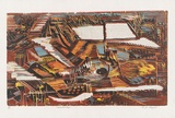 Artist: MEYER, Bill | Title: Woodscape | Date: 1969 | Technique: woodcut, printed in colour, from reduction block process | Copyright: © Bill Meyer