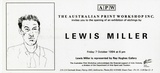 Exhibition of etchings by Lewis Miller.