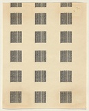 Title: b'Section B (Word situations) - 32 Possibilities: No. 13, 4(A)' | Date: (1970-71) | Technique: b'typewriter'