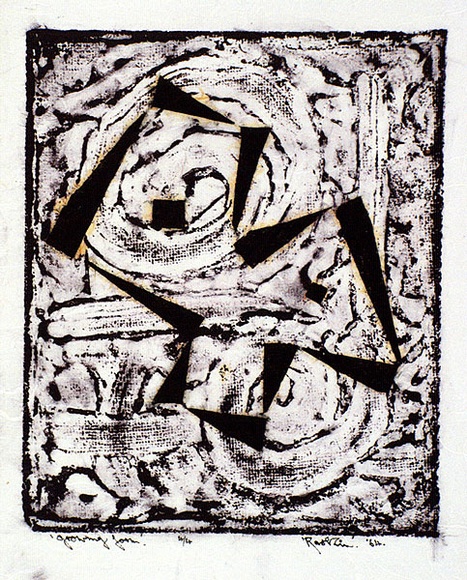 Artist: b'Hawkins, Weaver.' | Title: b'Growing form' | Date: 1964 | Technique: b'linocut, printed in black ink, from one block' | Copyright: b'The Estate of H.F Weaver Hawkins'