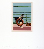 Artist: Pearson, Ian. | Title: Seaside 1 | Date: 1977 | Technique: screenprint, printed in colour, from multiple stencils