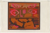 Title: b'Australophiles' | Date: 1981 | Technique: b'screenprint, printed in colour, from multiple stencils'