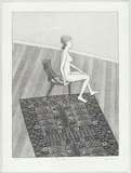 Artist: Brack, John. | Title: Nude in profile. | Date: 1978 | Technique: lithograph, printed in colour, from four plates | Copyright: © Helen Brack