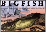 Artist: ARNOLD, Raymond | Title: Big fish. Exhibition of ceramics by Terry Davies 1986. | Date: 1986 | Technique: screenprint, printed in colour, from seven stencils