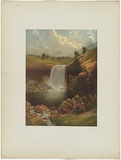 Artist: Chevalier, Nicholas. | Title: Wannon Falls | Date: 1865 | Technique: lithograph, printed in colour, from multiple stones
