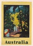 Artist: TROMPF, Percy | Title: Australia, tropical north Queensland. | Date: c.1935 | Technique: lithograph, printed in colour, from multiple stones [or plates]