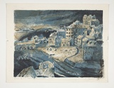 Artist: b'Courier, Jack.' | Title: b'View of St Ives, Cornwall.' | Date: c.1955 | Technique: b'lithograph, printed in colour, from multiple stones [or plates]'