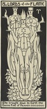 Artist: b'Waller, Christian.' | Title: b'The Lords of the Flame' | Date: 1932 | Technique: b'linocut, printed in black ink, from one block'