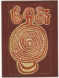 Artist: b'Robinson, Roland.' | Title: b'Kunmanngur Tjeemairee' | Date: 1956 | Technique: b'screenprint, printed in colour, from multiple stencils'