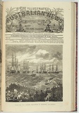 Artist: UNIDENTIFIED AUSTRALIAN WOOD-ENGRAVER, | Title: The Illustrated Australian News; Visit of the Flying Squadron in Hobson's Bay [title page]. | Date: 27 December 1869 | Technique: wood engraving, printed in black ink, from one block; letterpress text