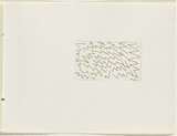 Artist: b'JACKS, Robert' | Title: b'not titled [abstract linear composition]. [leaf 15 : recto]' | Date: 1978 | Technique: b'etching, printed in black ink, from one plate'