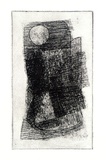 Artist: b'Brash, Barbara.' | Title: b'(Abstract design).' | Date: 1950s | Technique: b'etching, aquatint printed with plate-tone in brown ink from one plate'