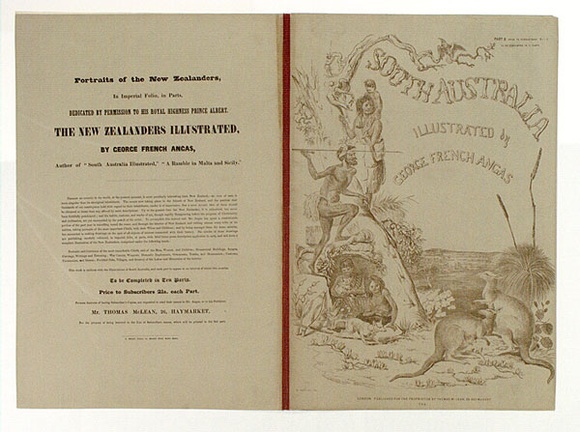 Artist: b'Angas, George French.' | Title: b'South Australia Illustrated, Part 8.' | Date: 1846-47 | Technique: b'lithograph, printed in colour, from multiple stones; varnish highlights by brush'