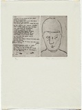 Artist: MADDOCK, Bea | Title: CXV | Date: (1966-67) | Technique: etching, printed in black ink, from two abutted zinc plates
