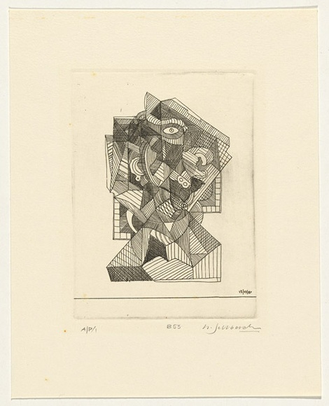 Artist: b'SELLBACH, Udo' | Title: b'not titled' | Date: 1960-80 | Technique: b'etching'