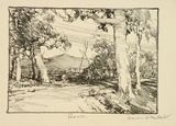 Artist: b'Herbert, Harold.' | Title: b'Road' | Date: c.1931 | Technique: b'lithograph, printed in black ink, from one stone'