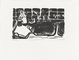 Artist: b'OAKS, Kim' | Title: b'Flying without a net' | Date: 1991 | Technique: b'lithograph, printed in black ink, from one stone'