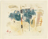 Artist: MACQUEEN, Mary | Title: Sea breeze | Date: c.1968 | Technique: lithograph, printed in colour, from multiple plates | Copyright: Courtesy Paulette Calhoun, for the estate of Mary Macqueen