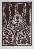 Artist: Kennedy, Lisa. | Title: Earth mother | Date: 2000, December | Technique: linocut, printed in black ink, from one block