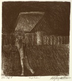 Artist: Doggett-Williams, Phillip. | Title: Expulsion | Date: 1987 | Technique: lithograph, printed in sepia ink, from one stone