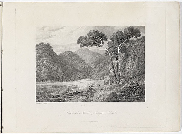 Title: b'View on the north side of Kangaroo Island.' | Date: 1814 | Technique: b'engraving, printed in black ink, from one copper plate'