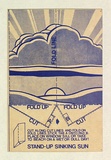 Artist: Thompson, Brian. | Title: [Stand-up sinking sun] | Date: c.1970 | Technique: screenprint on photo-lithograph