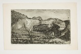 Artist: b'Courier, Jack.' | Title: b'Lerderderg River.' | Technique: b'etching, printed in black ink, from one plate'
