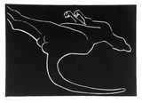 Artist: b'Taylor, John H.' | Title: b'The dead kangaroo' | Date: 1984 | Technique: b'linocut, printed in black ink, from one block'