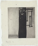 Artist: MADDOCK, Bea | Title: Calligraphy | Date: 1959 | Technique: etching, aquatint and deep etch, printed in black ink with plate-tone, from one copper plate
