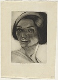 Artist: Dyson, Will. | Title: The planter's daughter. | Date: 1930 | Technique: drypoint, printed in black ink with plate-tone, from one plate