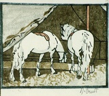 Artist: Grant, Nancy. | Title: Worths Circus | Date: c.1935 | Technique: linocut, printed in colour, from water-based inks