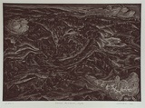 Artist: b'Faulkner, Jeff.' | Title: b'Darebin parklands, night' | Date: 1991 - 1992, December - January | Technique: b'etching and aquatint, printed in black ink, from one plate'