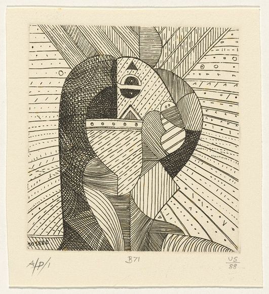 Artist: b'SELLBACH, Udo' | Title: b'not titled' | Date: 1960-80 | Technique: b'etching'