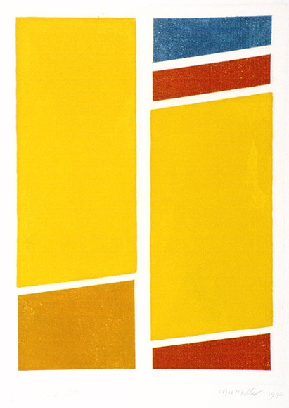 Artist: b'Miller, Max.' | Title: b'Colour slit' | Date: 1970