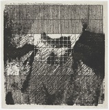 Artist: b'MADDOCK, Bea' | Title: b'Head I: Etching experiment' | Date: 1972 | Technique: b'photo-etching and aquatint'